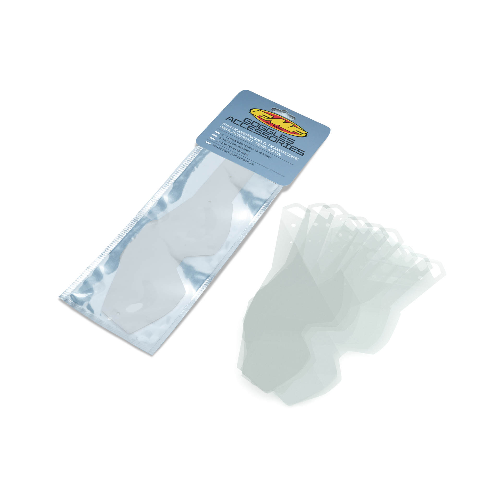 FMF TEAR-OFF POWERBOMB/POWERCORE CRIAN�A 20 UNID