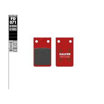 GALFER 071-1805 PASTILHAS TRAVAO TRIAL