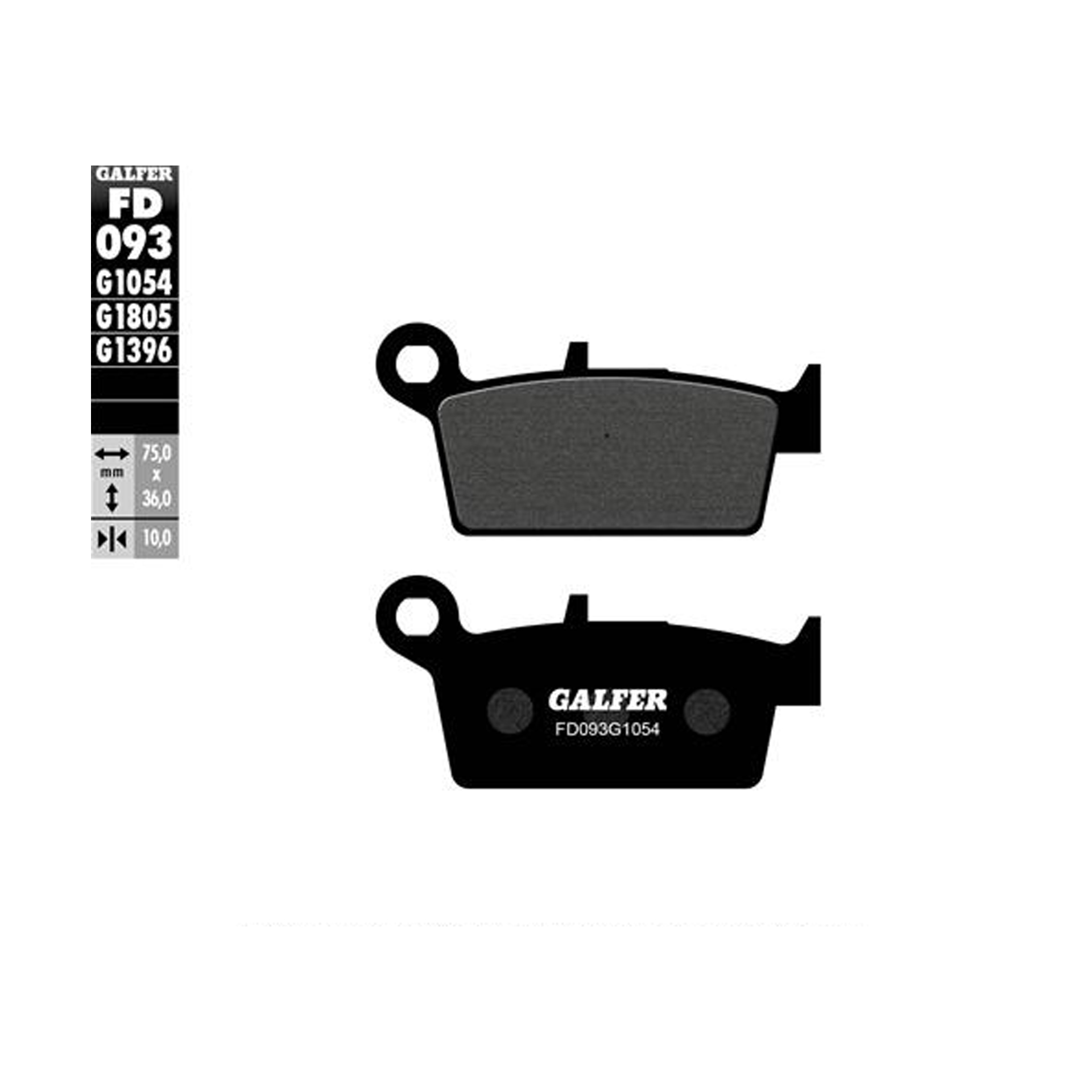 GALFER 093-1054 PASTILHAS GALFER 093-1054 PASTILHAS