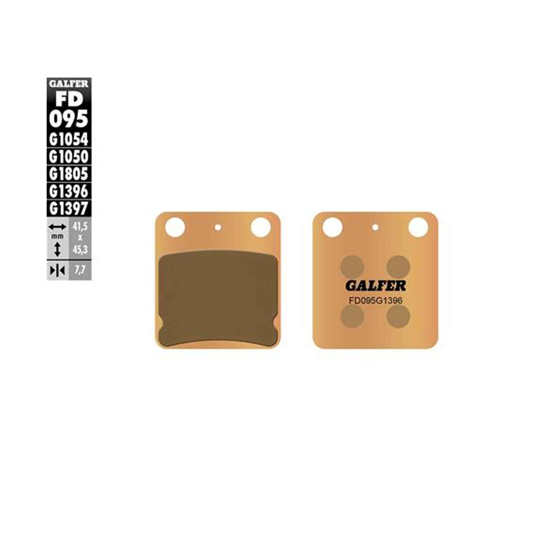 GALFER 095-1396 PASTILHAS GALFER 095-1396 PASTILHAS