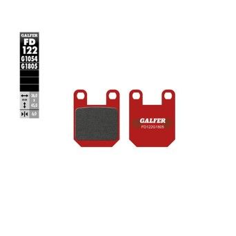 GALFER 122-1805 PASTILHAS TRAVAO TRIAL