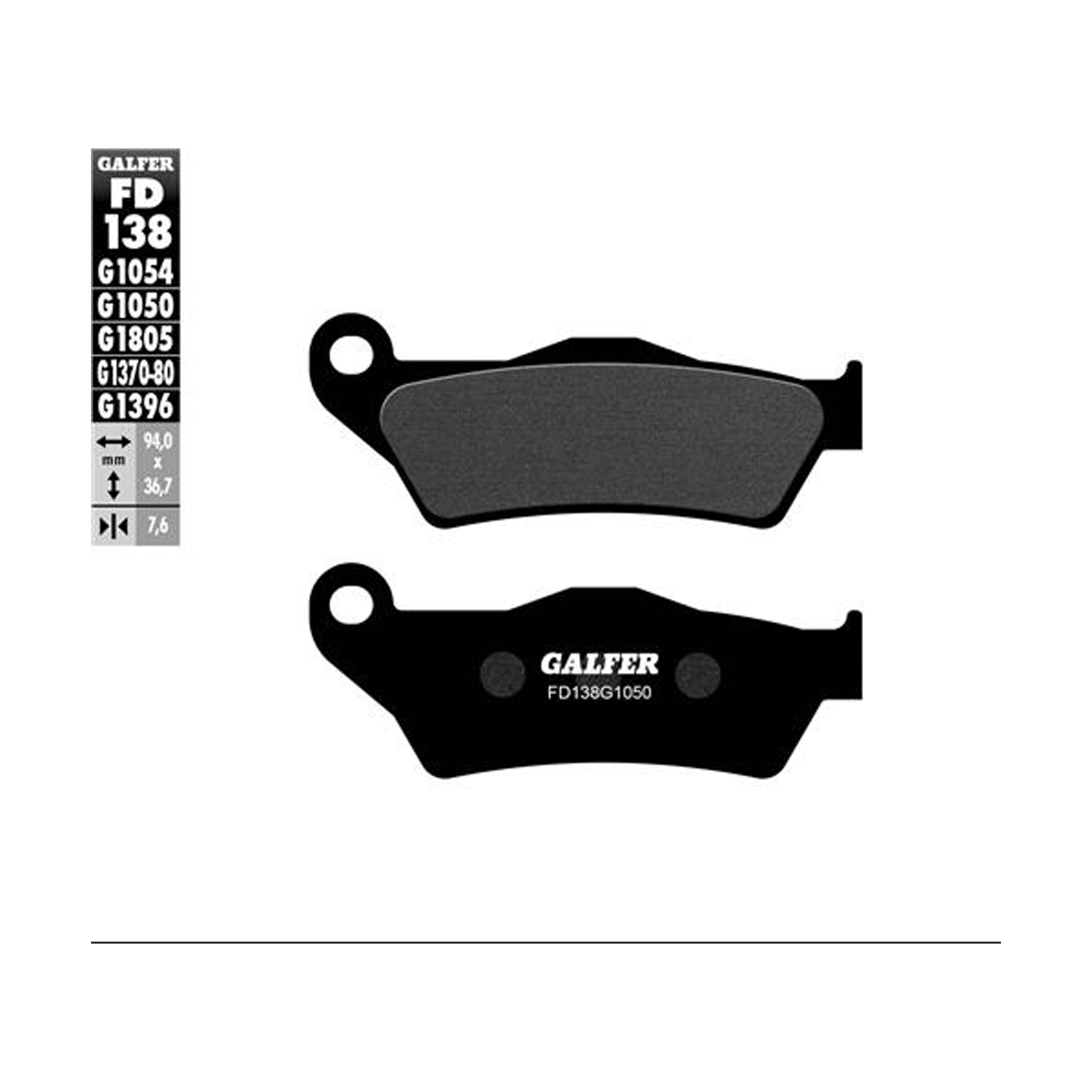 GALFER 138-1050 PASTILHAS GALFER 138-1050 PASTILHAS