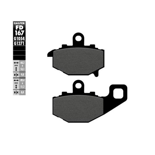 GALFER 167-1054 PASTILHAS DE TRAVAO
