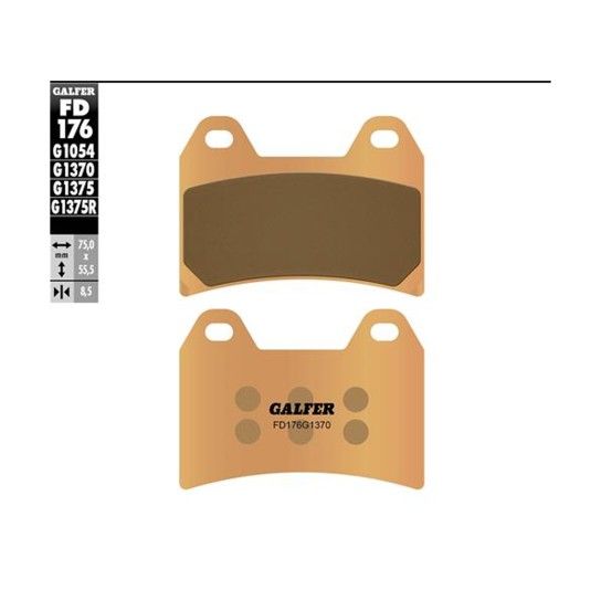 GALFER 176-1370 PASTILHAS RKV/RKS125/BN251/BN302