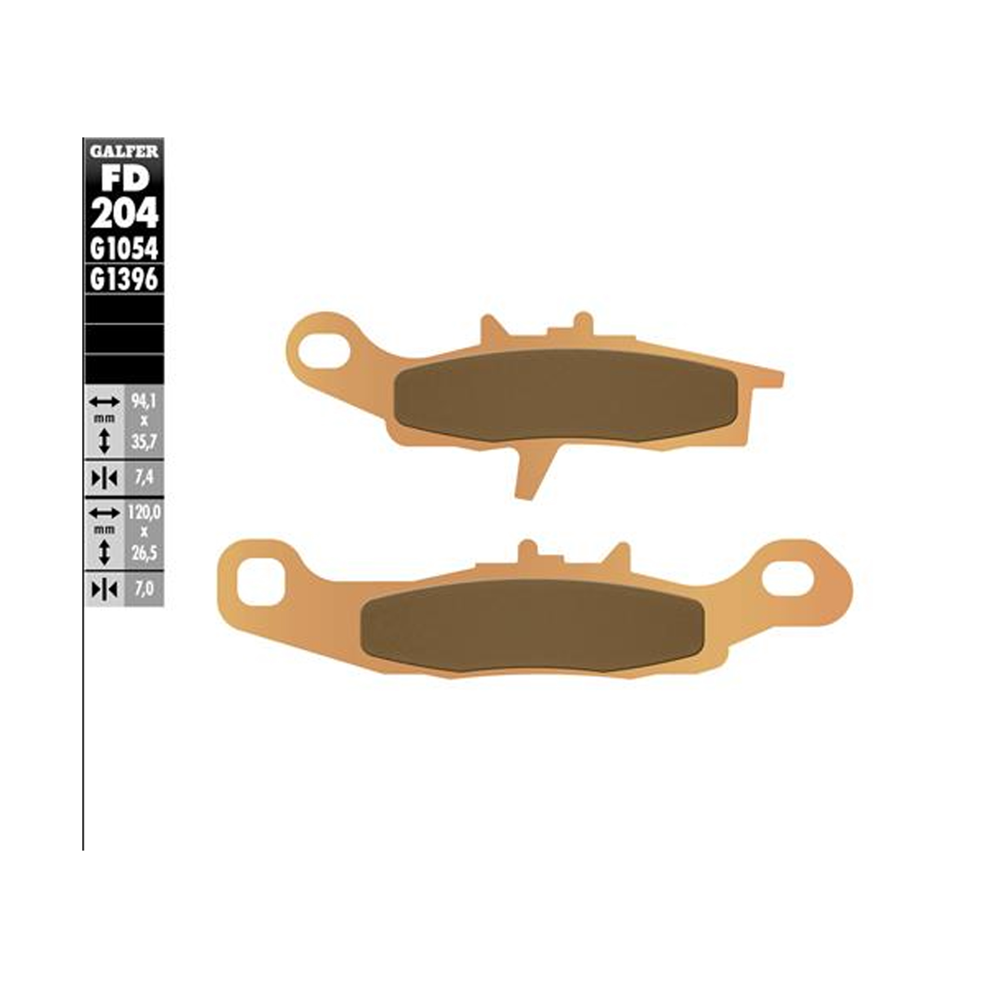 GALFER 204-1396 PASTILHAS GALFER 204-1396 PASTILHAS