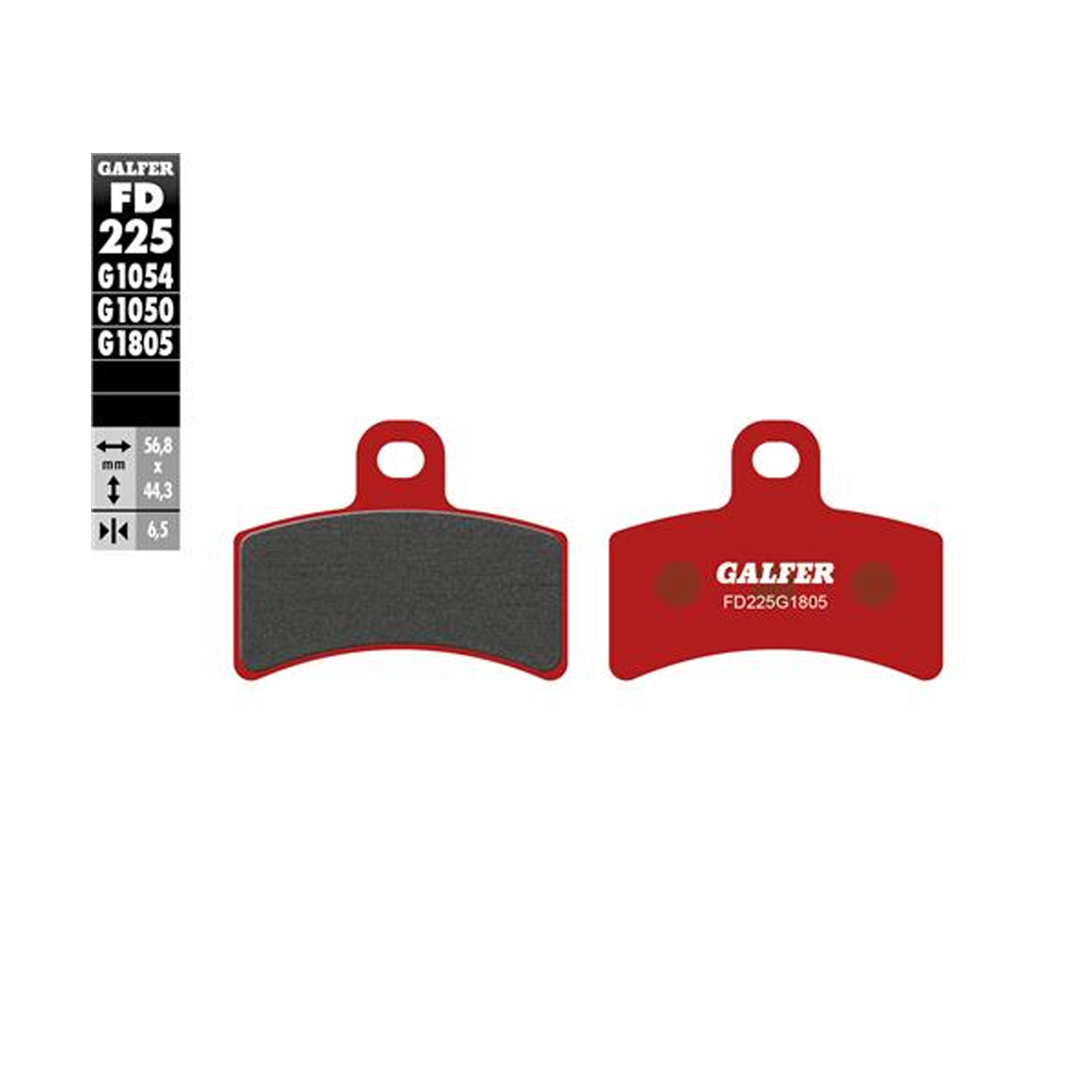 GALFER 225-1805 PASTILHAS TRAVAO TRIAL GALFER 225-1805 PASTILHAS TRAVAO TRIAL