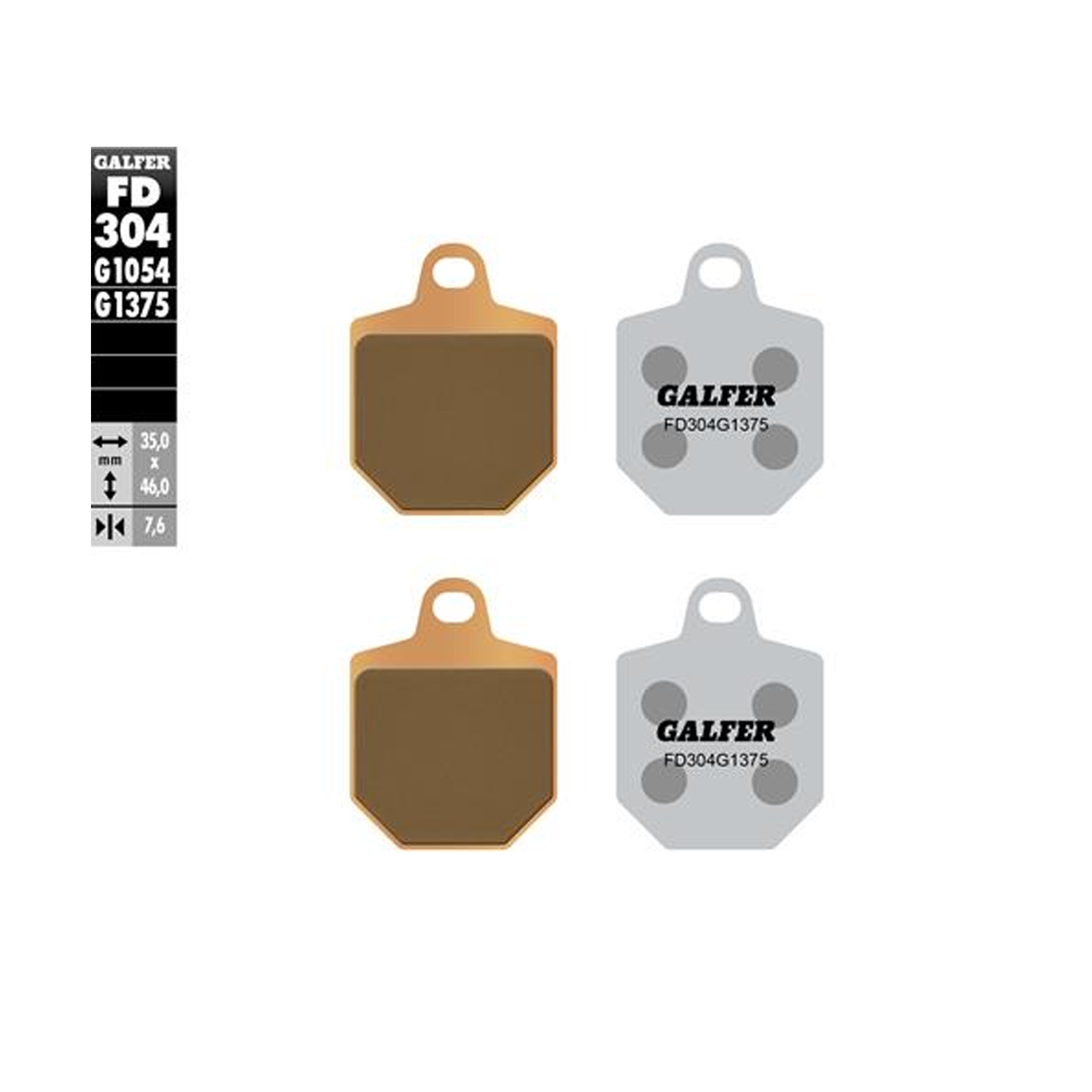 GALFER 304-1375 PASTILHAS GALFER 304-1375 PASTILHAS