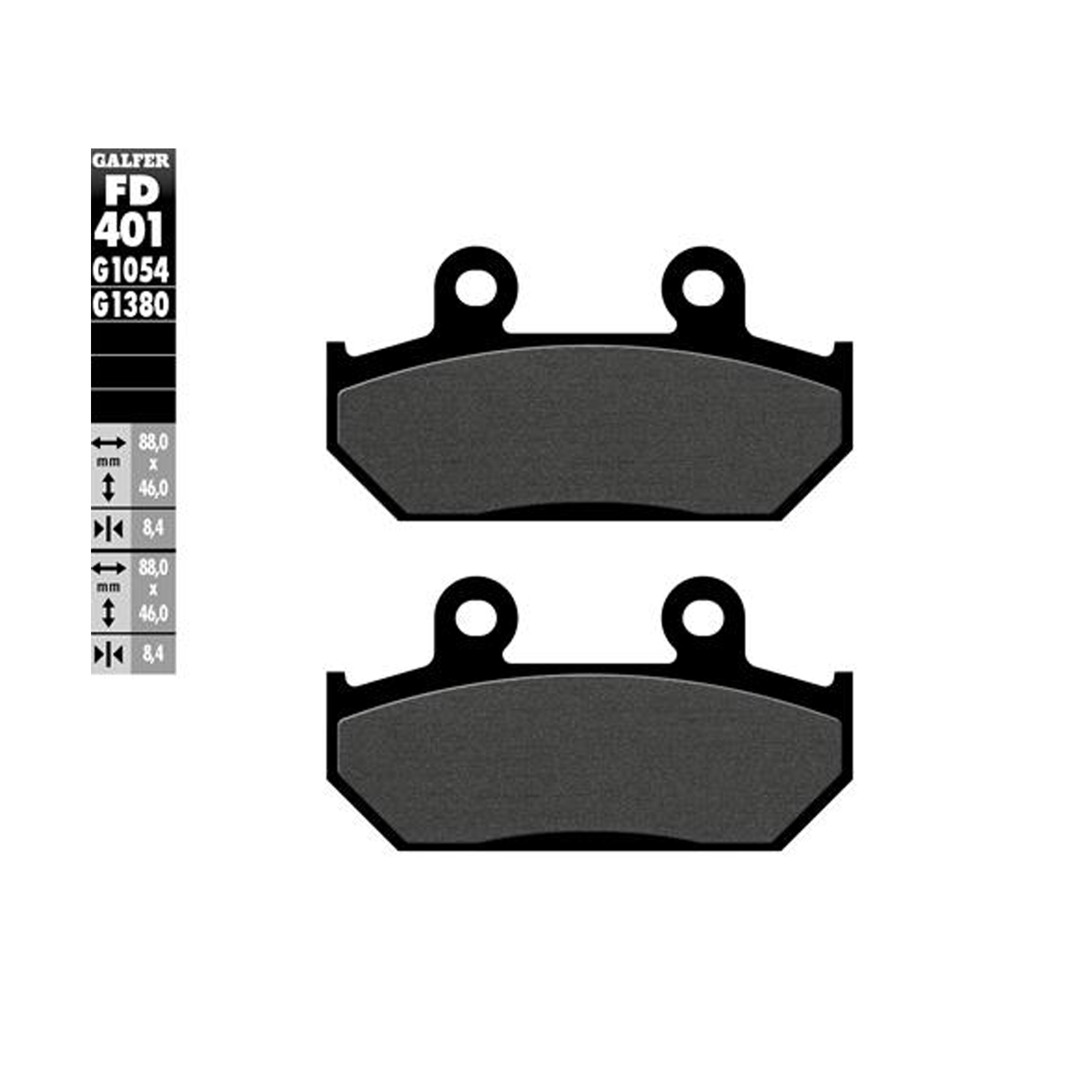 GALFER 401-1054 PASTILHAS DE TRAVAO GALFER 401-1054 PASTILHAS DE TRAVAO