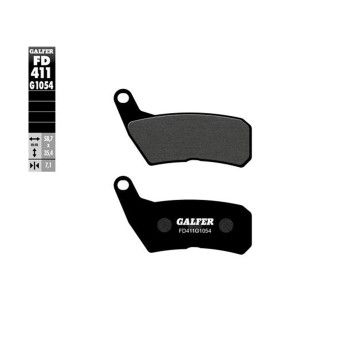 GALFER 411-1054 PASTILHAS DE TRAVAO FRENTE