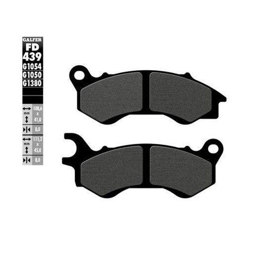 GALFER 439-1054 PASTILHAS DE TRAVAO PCX125