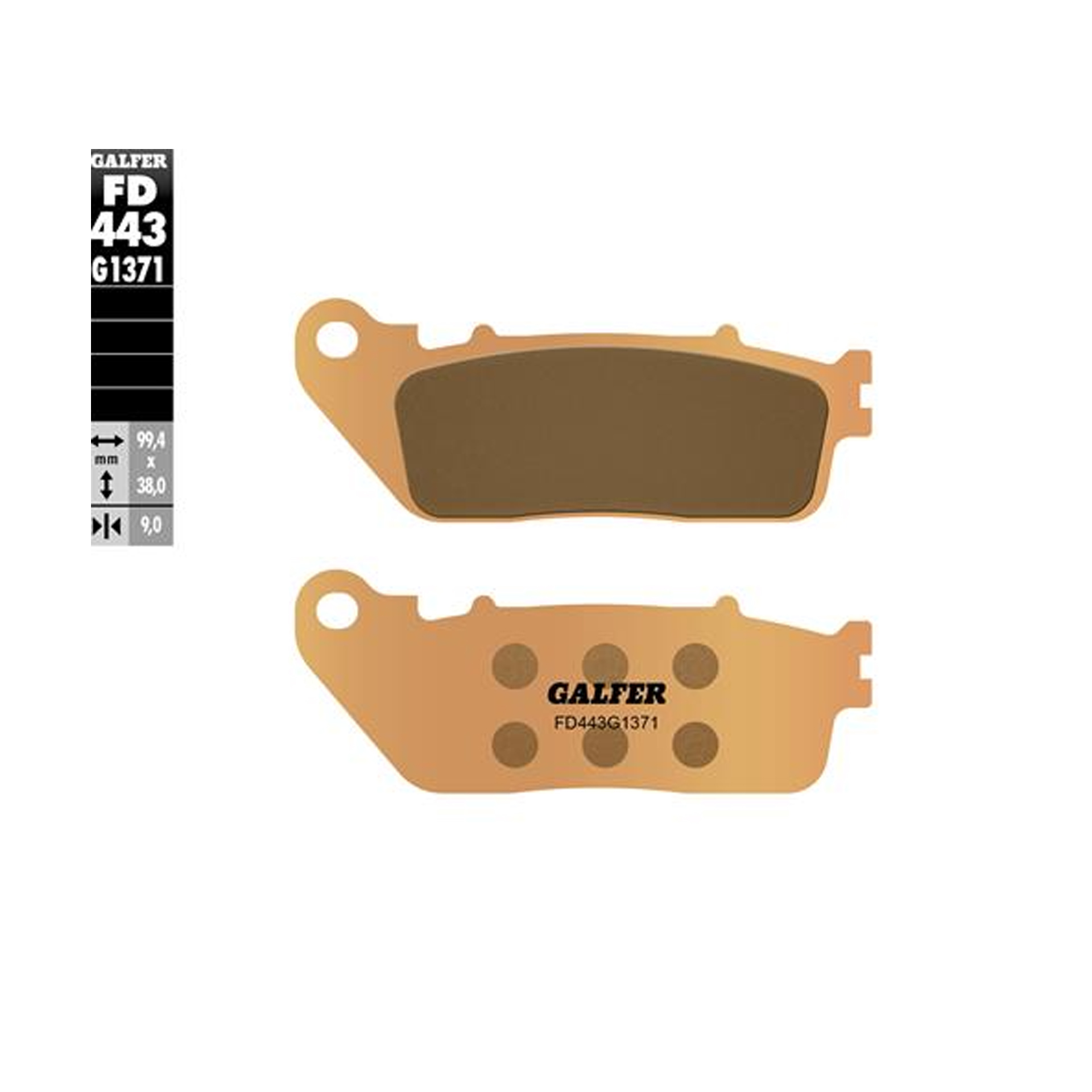 GALFER 443-1371 PASTILHAS TRAVAO GALFER 443-1371 PASTILHAS TRAVAO