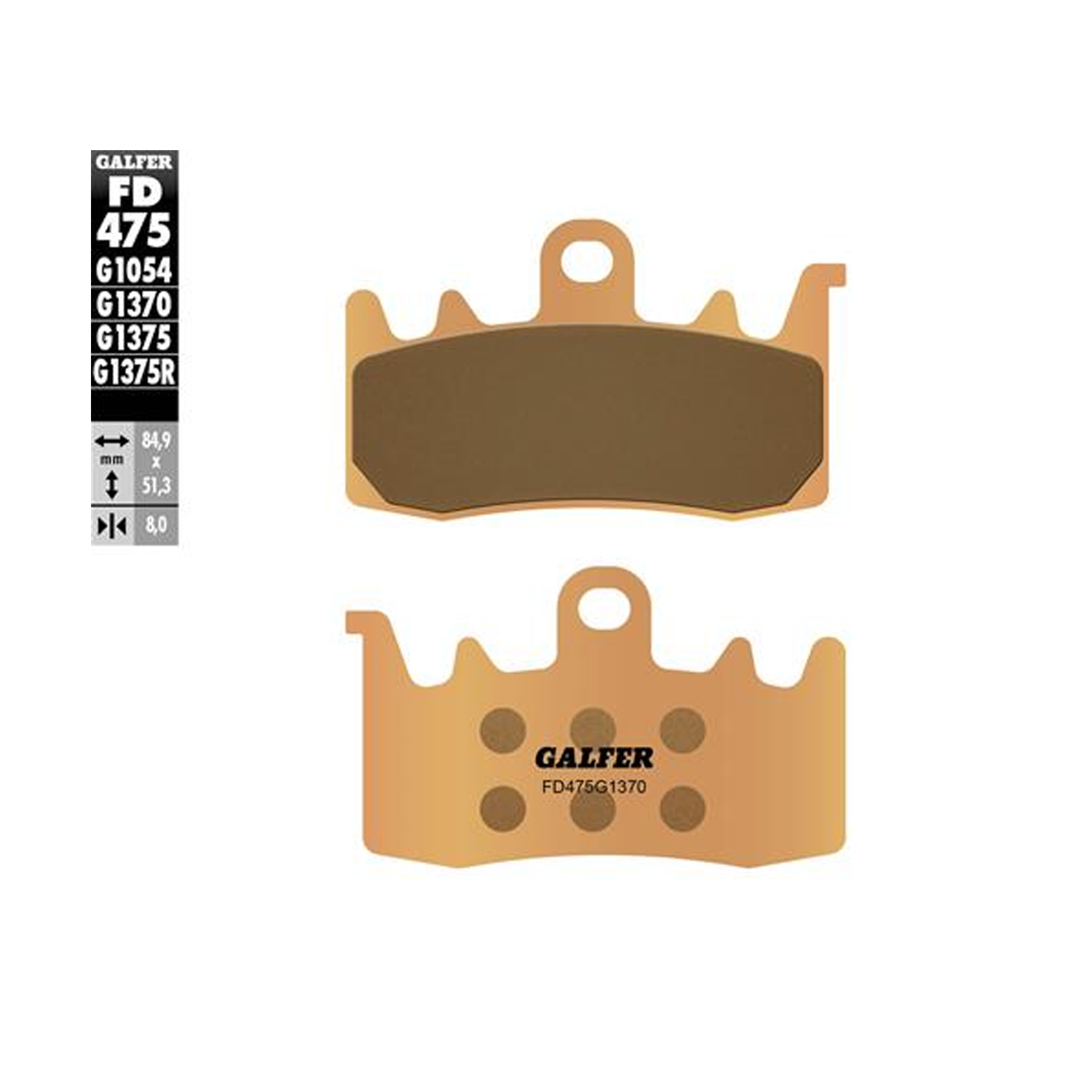 GALFER 475-1370 PASTILHAS GALFER 475-1370 PASTILHAS