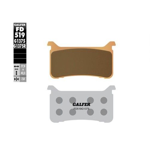 GALFER 519-1375 PASTILHAS DE TRAVAO
