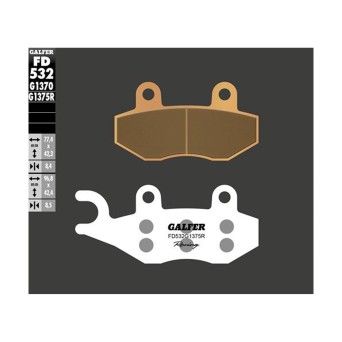 GALFER 532-1375R PASTILHAS RACING