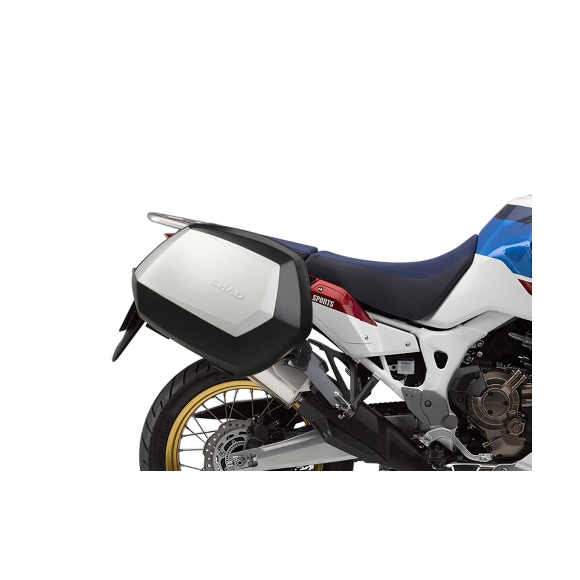 SHAD AFRICA TWIN CRF 1000L ADVENTURE SPORTS 2018 3P SYSTEM SHAD AFRICA TWIN CRF 1000L ADVENTURE SPORTS 2018 3P SYSTEM
