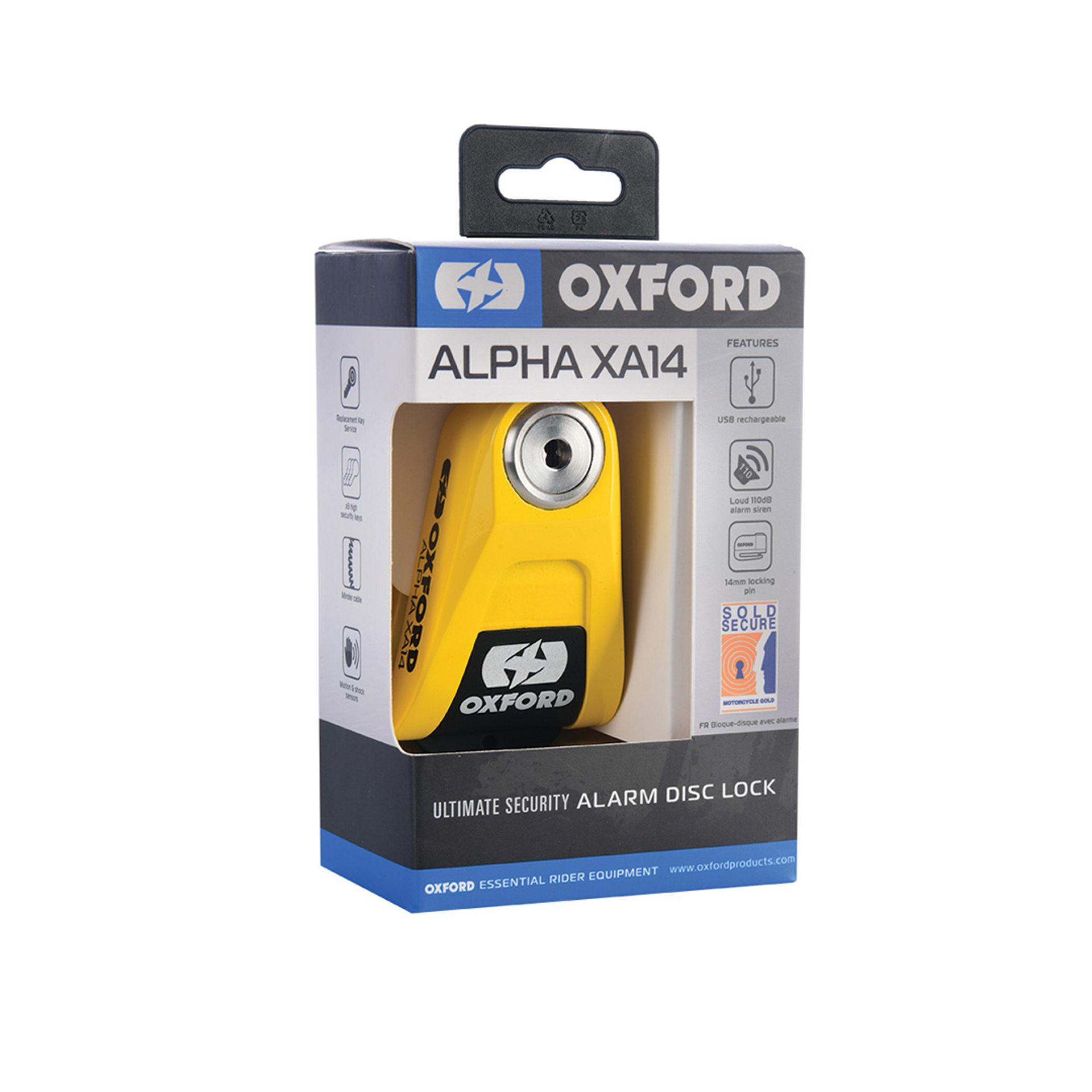 OXFORD ALOQUETE DISCO ALPHA XA14 (14MM) INOX ESCOVADO ALARME OXFORD ALOQUETE DISCO ALPHA XA14 (14MM) INOX ESCOVADO ALARME