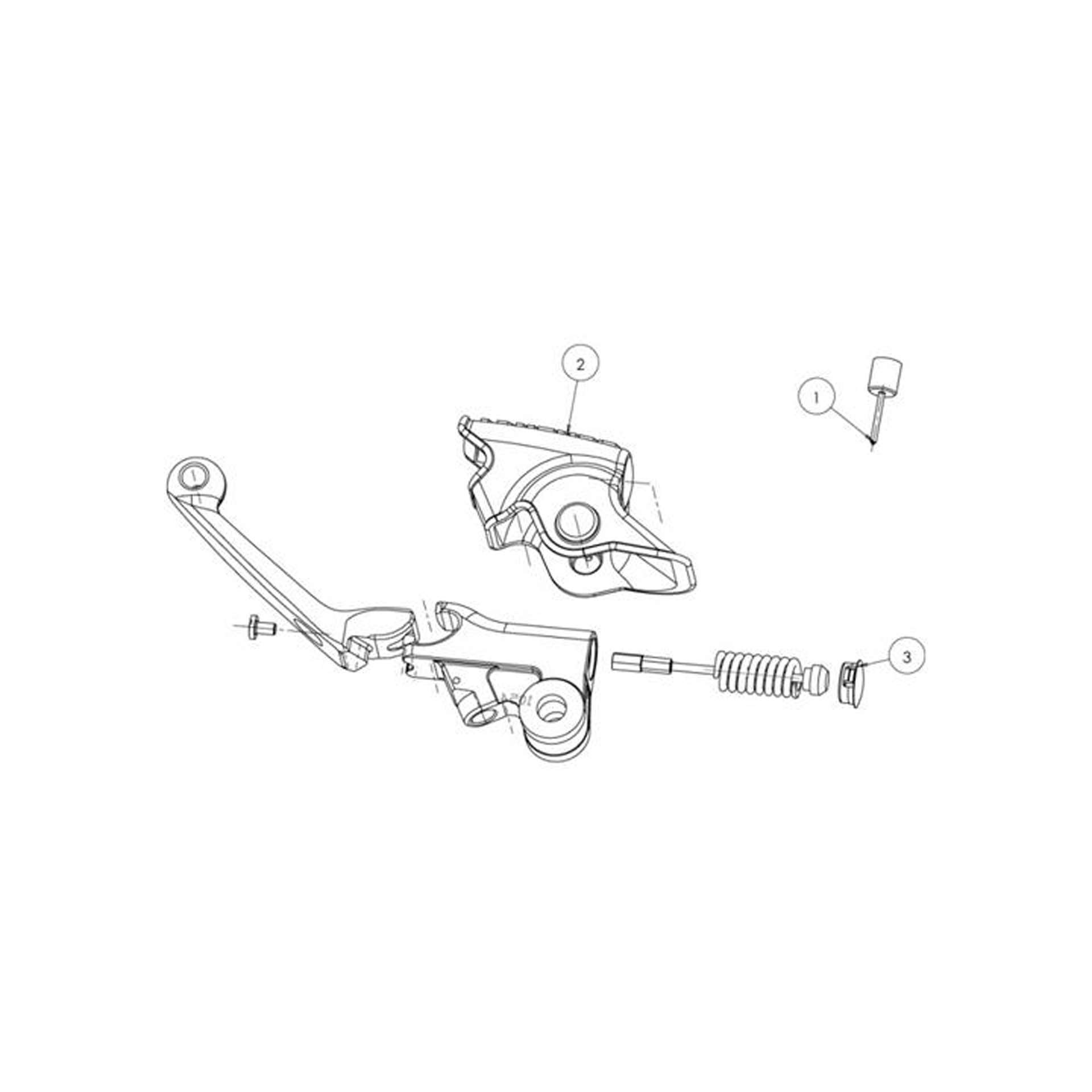 RENTHAL MANETE EMBRAIAGEM G2 KTM MAGURA 2009-12