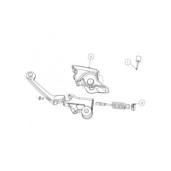 RENTHAL MANETA EMBRAGUE G2 KTM MAGURA 2009-12