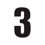 DIRT FREAK AUTOCOLANTE MX2 NUMERO 3 PRETO 3UNID DIRT FREAK AUTOCOLANTE MX2 NUMERO 3 PRETO 3UNID