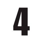 DIRT FREAK AUTOCOLANTE MX2 NUMERO 4 PRETO 3UNID DIRT FREAK AUTOCOLANTE MX2 NUMERO 4 PRETO 3UNID