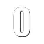 DIRT FREAK AUTOCOLANTE MX2 NUMERO 0 BRANCO 3UNID DIRT FREAK AUTOCOLANTE MX2 NUMERO 0 BRANCO 3UNID