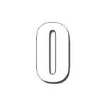 DIRT FREAK AUTOCOLANTE ED2 NUMERO 0 BRANCO 3UNID DIRT FREAK AUTOCOLANTE ED2 NUMERO 0 BRANCO 3UNID