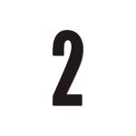 DIRT FREAK AUTOCOLANTE ED3 NUMERO 2 PRETO 3UNID DIRT FREAK AUTOCOLANTE ED3 NUMERO 2 PRETO 3UNID