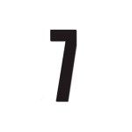 DIRT FREAK AUTOCOLANTE ED3 NUMERO 7 PRETO 3UNID DIRT FREAK AUTOCOLANTE ED3 NUMERO 7 PRETO 3UNID