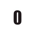 DIRT FREAK AUTOCOLANTE MN2 NUMERO 0 PRETO DIRT FREAK AUTOCOLANTE MN2 NUMERO 0 PRETO