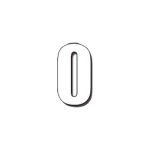 DIRT FREAK AUTOCOLANTE MN2 NUMERO 0 BRANCO DIRT FREAK AUTOCOLANTE MN2 NUMERO 0 BRANCO
