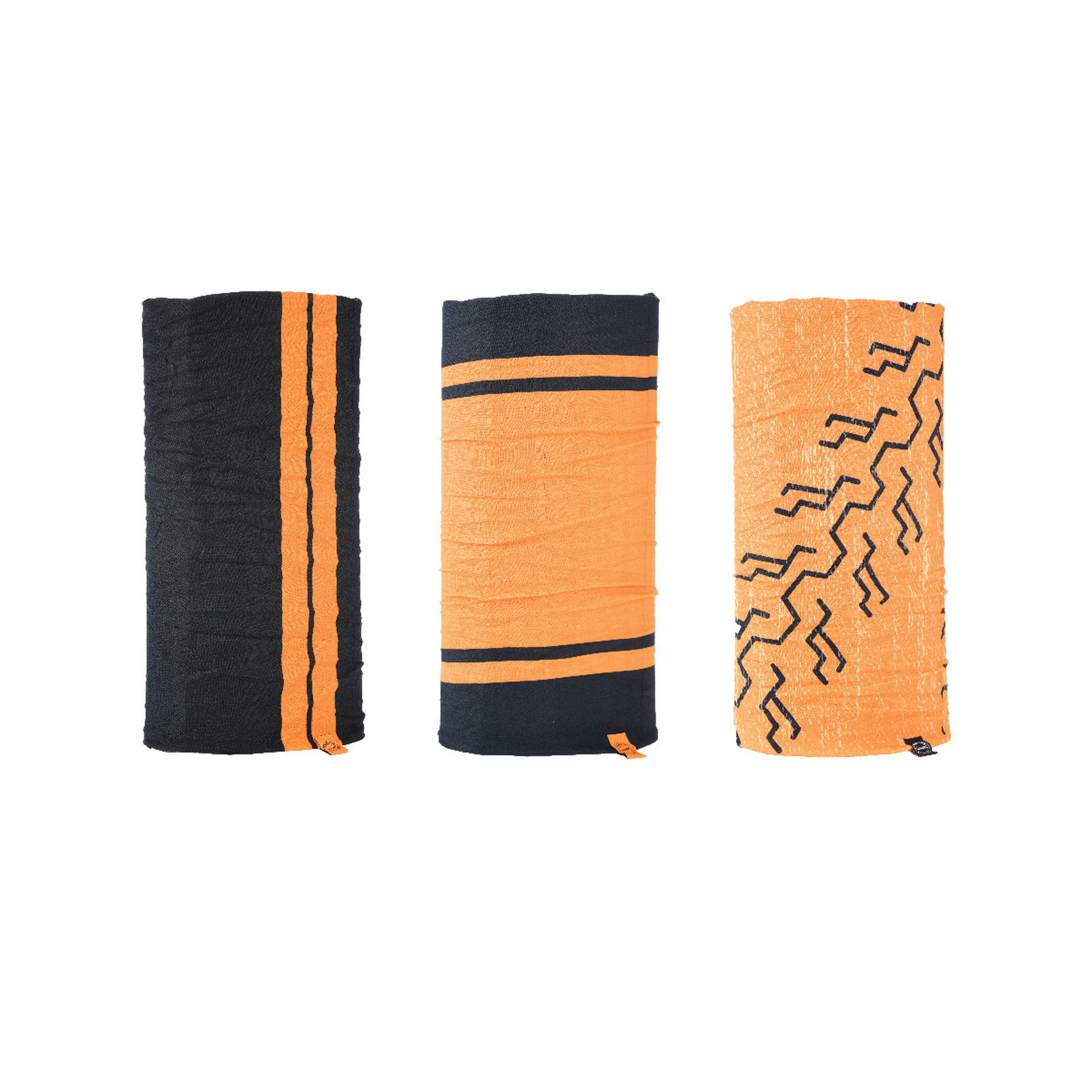 OXFORD LEN�O PRETO/LARANJA 3 UNIDADES