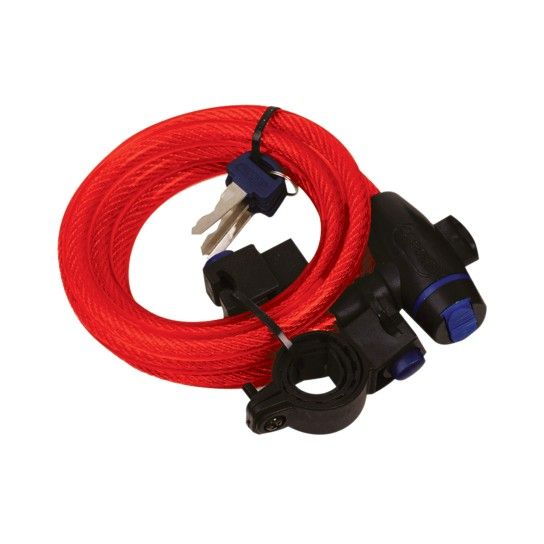 OXFORD CADEADO VERMELHO 1,8m x 12mm