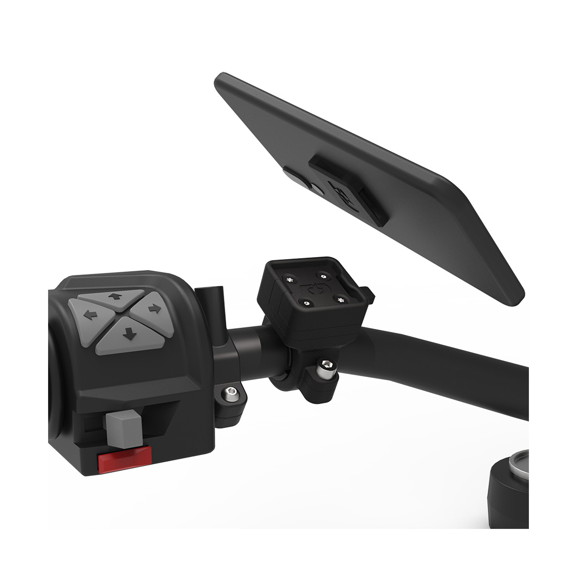 OXFORD CLIQR SUPORTE TELEMOVEL GUIADOR MOTO 22.1mm OXFORD CLIQR SUPORTE TELEMOVEL GUIADOR MOTO 22.1mm