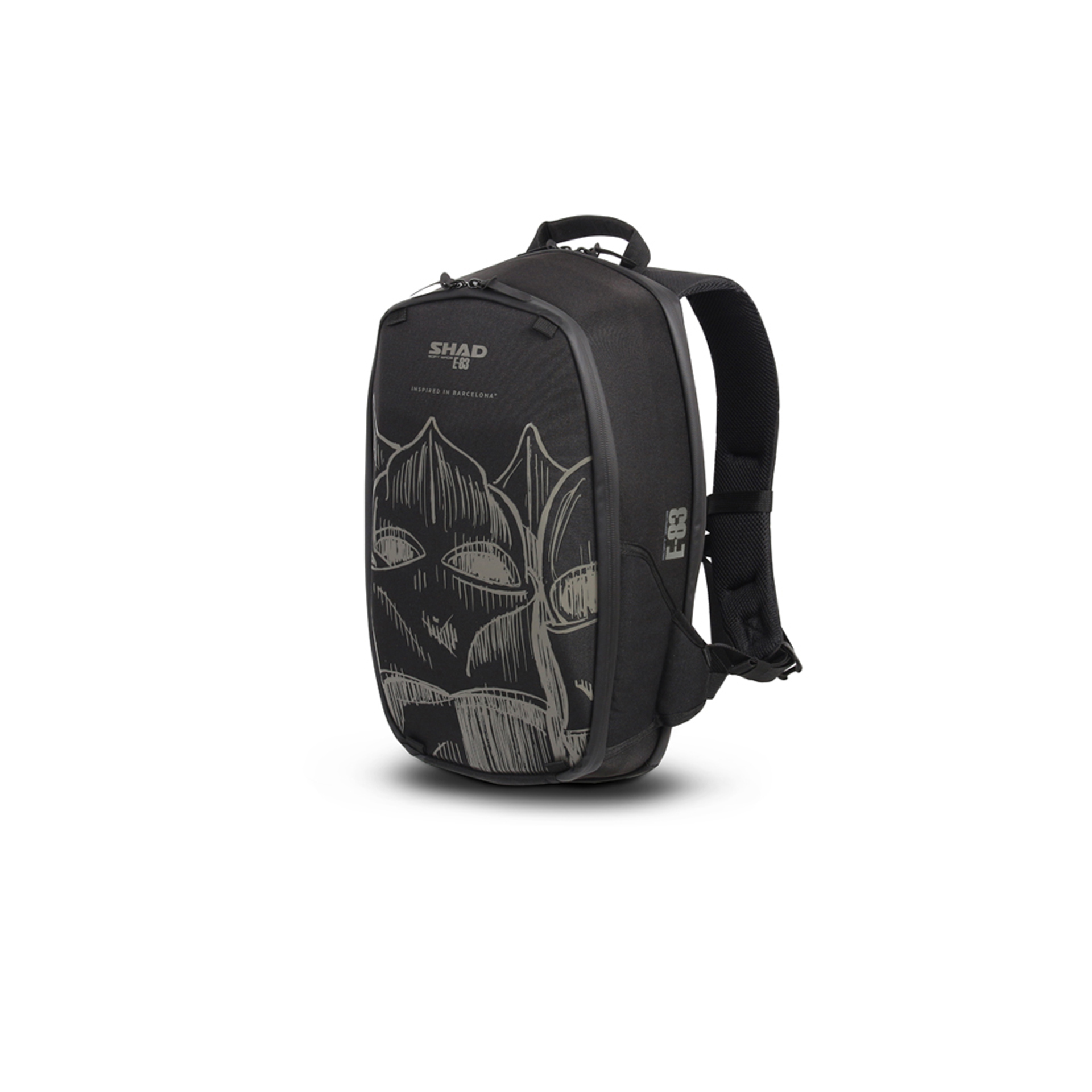 SHAD SEMI RIGID BACKPACK E-83 SHAD SEMI RIGID BACKPACK E-83