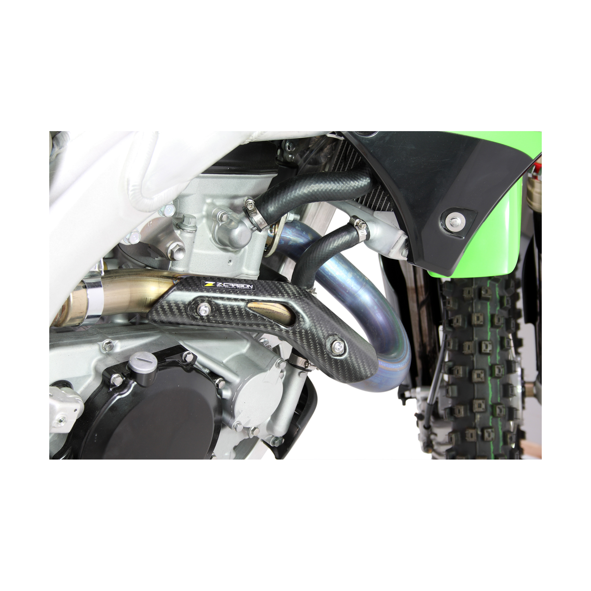 ZETA CARBON PROTEC�AO ESCAPE KXF450 2010-12