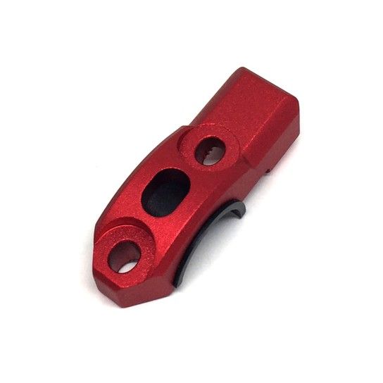 ZETA SUPORTE GUIADOR/ESPELHO 10 MM VERMELHO