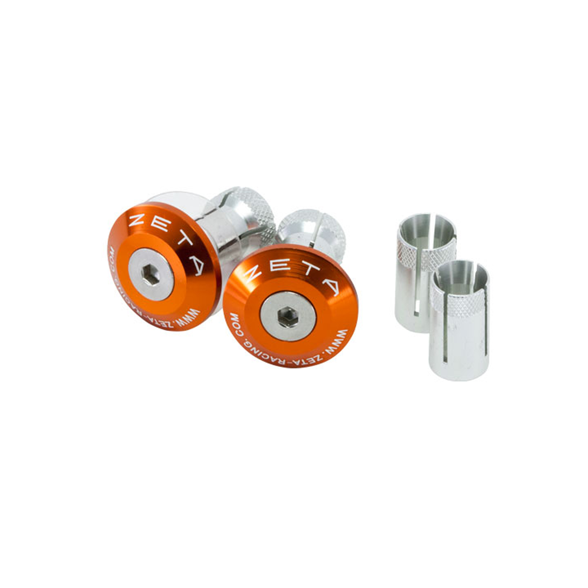 ZETA TERMINAL PUNHO 29mm LARANJA 2 UNID. ZETA TERMINAL PUNHO 29mm LARANJA 2 UNID.