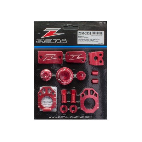 ZETA KX250F 11-/KX450F 09- COMPLETO VERMELHO