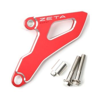 ZETA PROTECAO PINHAO CRF250/YZ125 VERMELHO