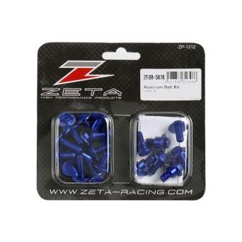 ZETA KIT PARAFUSOS ALUMINIO YZ450F 2018 21"Pcs AZUL