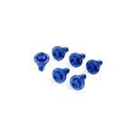 ZETA PARAFUSOS PROTE�AO FORQUETA YAMAHA AZUL 6 UNIDADES