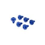 ZETA PARAFUSOS PROTE�AO FORQUETA KTM/HUSKY AZUL 6 UNIDADES