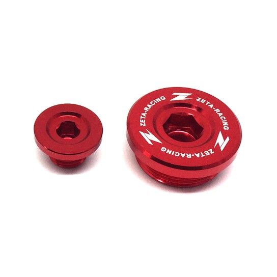 ZETA PARAFUSOS MOTOR KXF250/RMZ250 2004-10 VERMELHO