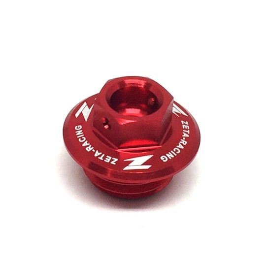 ZETA PARAFUSO BUJON HONDA/YAMAHA VERMELHO