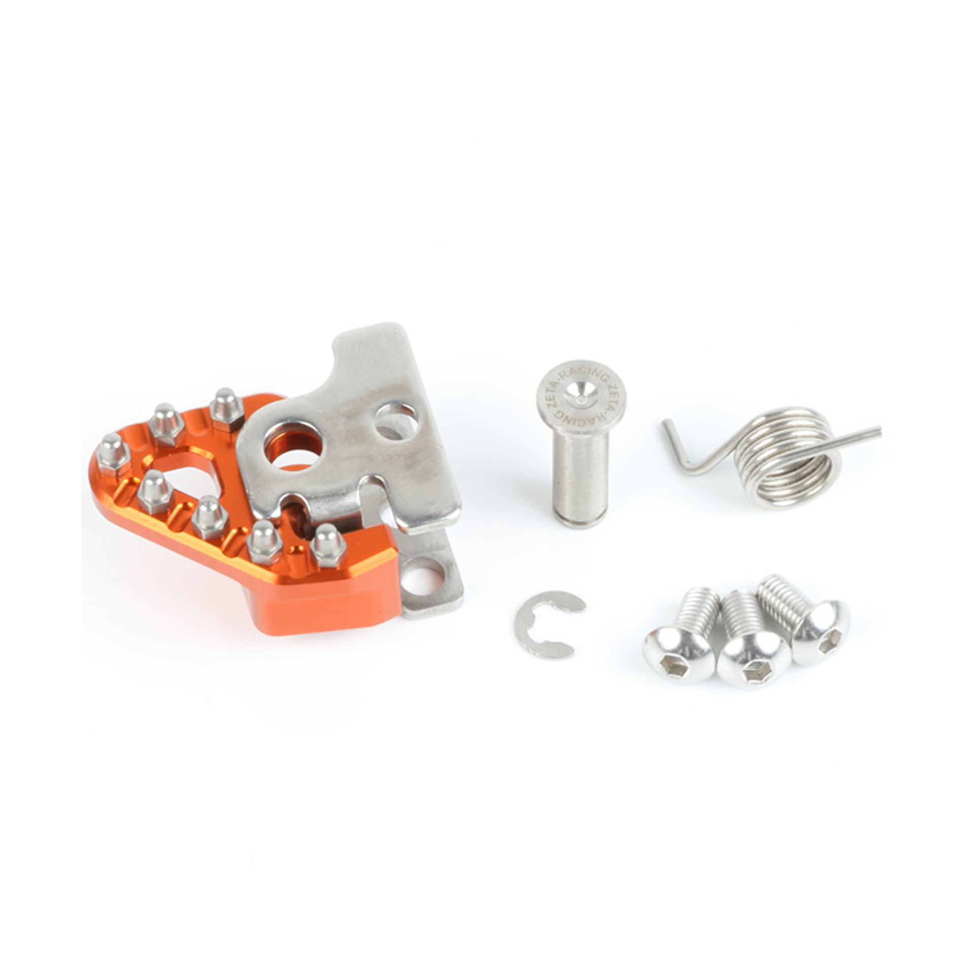 ZETA BORRACHA PEDAL TRAVAO TRIGGER LARANJA ZETA BORRACHA PEDAL TRAVAO TRIGGER LARANJA