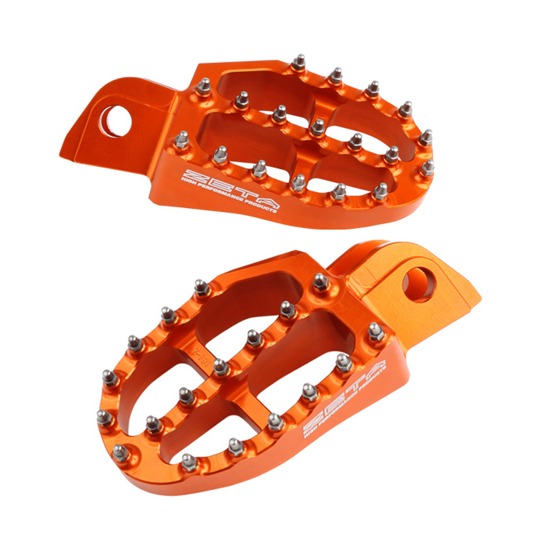 ZETA POUSA PES ALUMINIO KTM SX -2015 LARANJA ZETA POUSA PES ALUMINIO KTM SX -2015 LARANJA