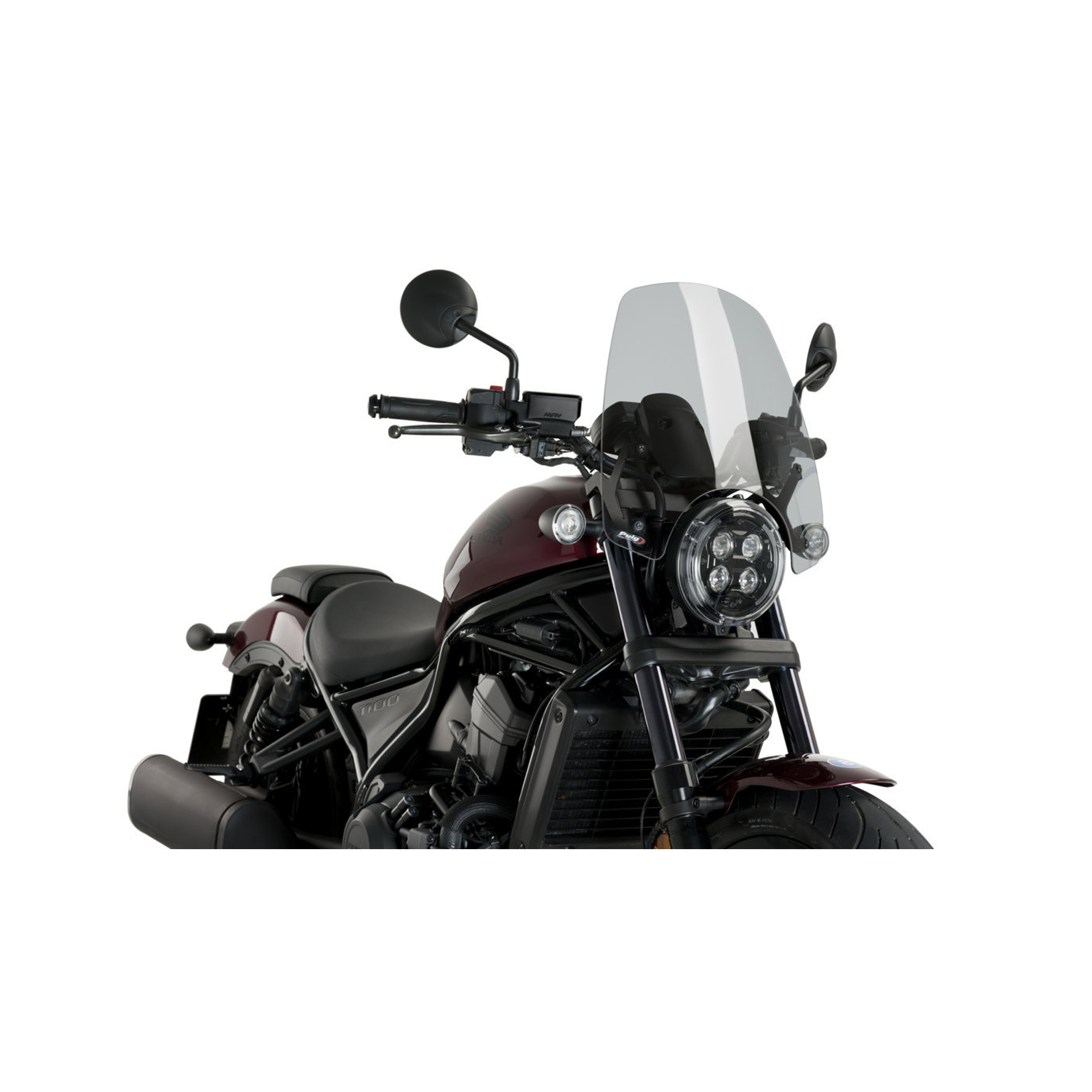 PUIG WINDSCREEN NEW GENERATION HONDA REBEL 1100 21- PUIG WINDSCREEN NEW GENERATION HONDA REBEL 1100 21-