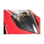 PUIG MIRROR BLOCK OFF PLATE SET PANIGALE V2 C/BLACK