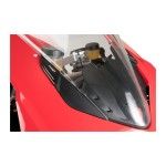 PUIG MIRROR BLOCK OFF PLATE SET PANIGALE V2 C/BLACK