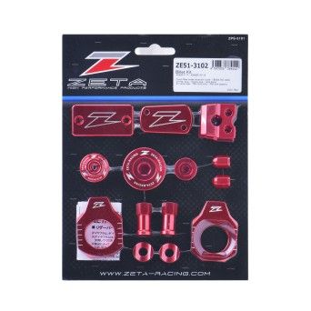 ZETA KX250/F 17-19/KX450F 16-18 - KIT COMPLETO VERMELHO